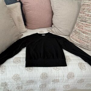 Evereve Slubby Dark Gray Knit Sweater